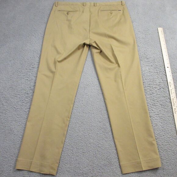 Polo Ralph Lauren Mens Stretch Straight Fit Chino Pants size 35 x 30 Khaki Slack - Picture 4 of 10